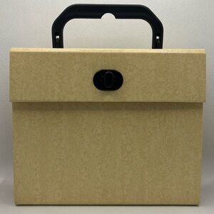 Vintage Accordion File Case, smaller than letter size